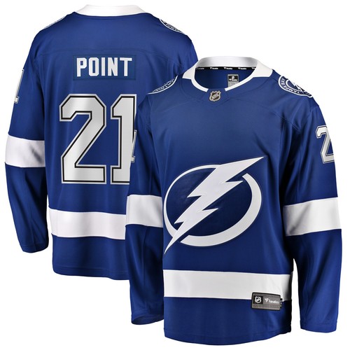 Men's Fanatics Brayden Point Blue Tampa Bay Lightning Home Premier Breakaway