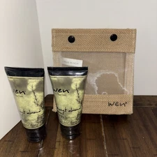 2 — WEN by Chaz Dean Sweet Almond Mint Cleansing Conditioner 2 oz Sealed + Case