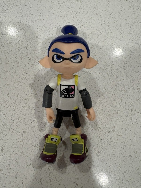 Splatoon Inkling Boy Jakks World Of Nintendo 4" Action Figure 2017