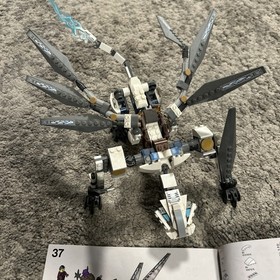 LEGO Ninjago Titanium Dragon 70748 NEAR Complete Set w/Box & Minifigures