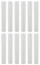 Creative Hobbies® 6" White Plastic Candle Covers Sleeves Chandelier 