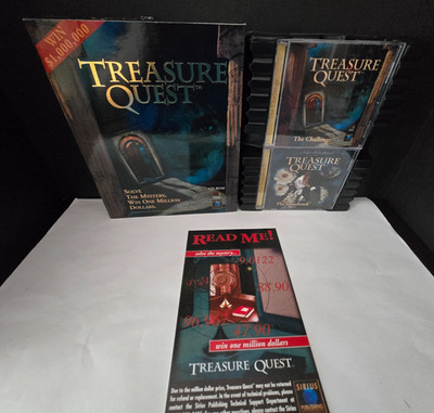 Treasure Quest: Big Box (PC CD-ROM Game, 1996)