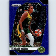 2024 Panini Prizm WNBA Mercedes Russell #109 Blue Velocity Prizms Seattle Storm