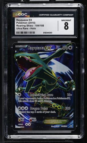 Rayquaza-EX graded CGC 8 for sale on eBay