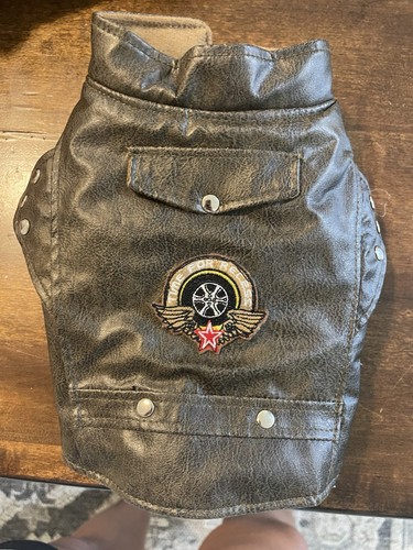 MaxWear Brown Time for Recess Fonzie Dog Jacket Coat - Small