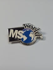 World MS Day Lapel Pin Multiple Sclerosis Awareness Wellness is a State of Mind