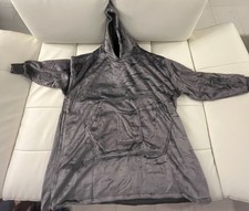 Blanket Hoodie Sweatshirt Wearable with Sleeves Charcoal Gray NEW