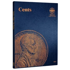US Cents Penny Plain Blank Coin Folder Whitman Mini Album 9041 New Free Shipping