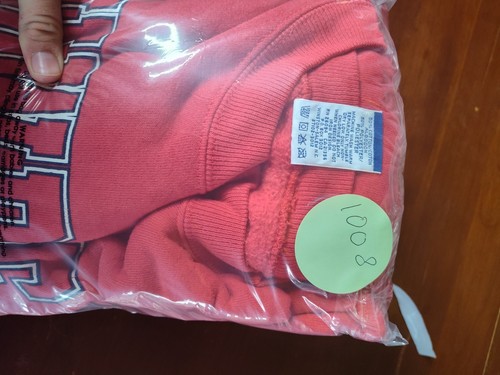 Vtg Champion Mens Large Sweatshirt University Of Wisconsin River Falls Red UWRF - Picture 9 of 9