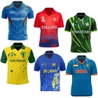 Cricket T Shirt Sports Jersey Top Sri Lanka India Pakistan England Afghanistan