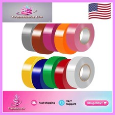 Versatile Electrical Tape Set: 10 Rainbow Colors, Waterproof, 3/4-Inch x 60 Feet