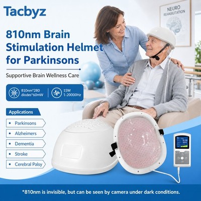 810nm Professional Medical Grade NIR Light Therapy Helmet for Stroke Parkinson