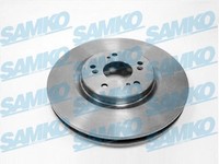 Samko 2X Bremsscheibe Vorne BelüFtet FüR Honda Accord Viii Kombi Cw Cr Cu