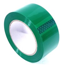 Green Carton Sealing Tape, Packing Tape, Moving Tape 2" x 110 Yard,2.0 mil Th...