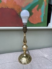 Vintage Brass Table Lamp Elegant Brass Candlestick Vintage Lighting