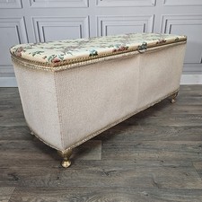 Retro Vintage Storage Ottoman