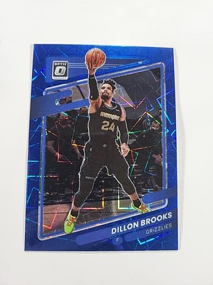 2021-22 Panini Donruss Optic Dillon Brooks #136 Blue Velocity Prizm