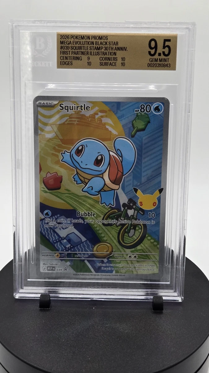 Pokémon TCG Beckett Grading Services (BGS) 9.5 Graded Collectible