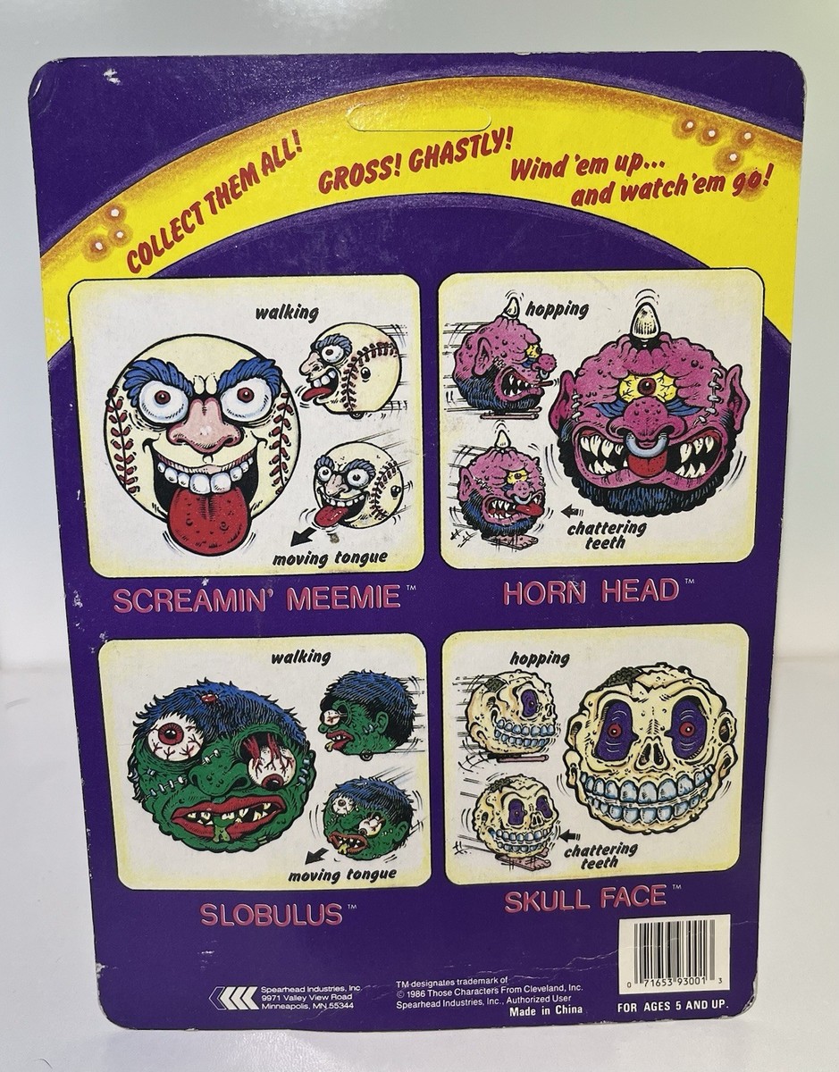 1986 Madballs Wind Up's Vintage Includes Screamin' Meemie,Horn
