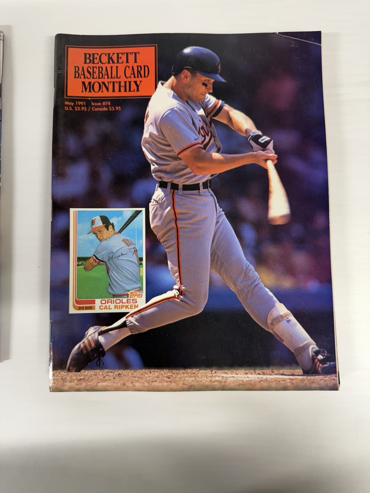 Beckett Baseball Card Monthly May 1991 Issue #74 Cal Ripken & Bobby Bonilla