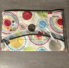 Thirty One CINCH SAC Bag CIRCLE SPIRALS NEW In Bag