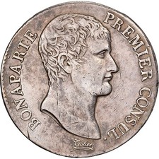 [#138113] Frankreich, Bonaparte Premier Consul, 5 Francs, An 12, Bayonne, Silber, vz