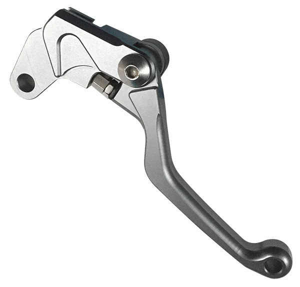 Levier de frein alu court repliable haut de gamme titane pour Kawasaki KX 125