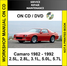 Chevrolet Camaro 1982 1983 1984 1985 1986 Service Repair Workshop Manual On Cd Chevrolet Camaro 1982 1983 1984 1985 1986 Service Repair Workshop Manual On Cd
