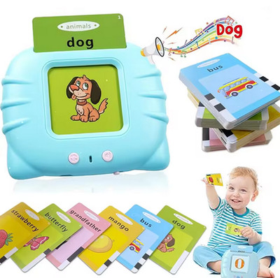 Toddler Toys Talking Flashcards 224 Sight Words Pocket Audio Book Machine Gift