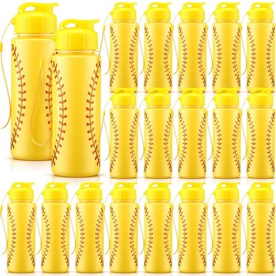 Mifoci 20 Pieces Sports Water Bottle Bulk 17 oz Reusable Plastic Biking Water Bo