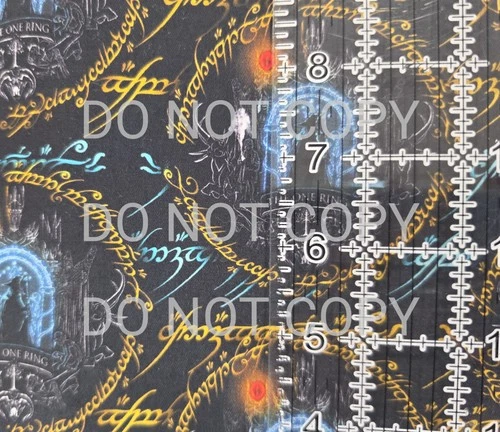 Custom 100% Cotton Woven Fabric Lord Of The Rings Movie V3 By The 1/4 Yard 9x56