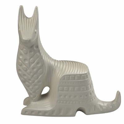 Jonathan Adler Art Deco White Menagerie Kangaroo statue sculpture 9  EUC