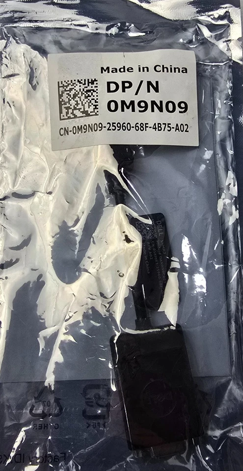 DELL DANBNBC084 DisplayPort to VGA - 0M9N09 (NEW Sealed) - Image 2 of 4