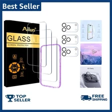 Ailun 3 Pack Screen Protector for iPhone 17 Pro Max [6.9 inch] + 3 Packs Camer..