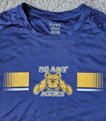 NEW Men's XL North Carolina A&T Aggies T-shirt Navy Blue - Picture 2 of 6