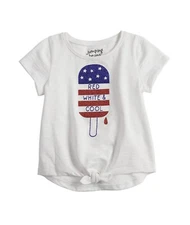 Jumping Beans Baby Girl White Red White and Cool Popsicle Tee Size 24 Months