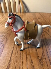 Disney Pixar Cartoon Horse Figure W/ Saddle!! Unkown Movie??