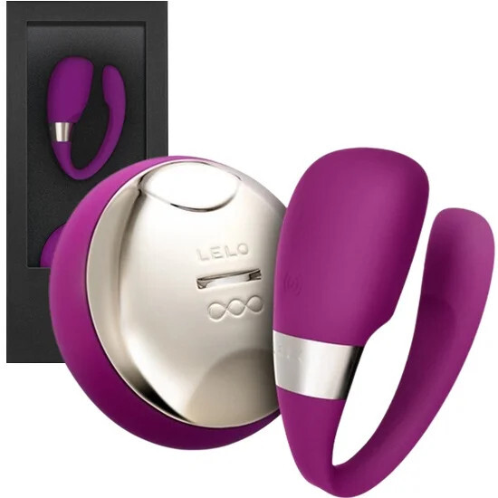 Lelo Tiani 3 U-Shaped Couples Vibrator Toy Deep Rose, Wireless Remote Control For Guaranteed Satisfaction, Adult Massagers For Couples - Image 2