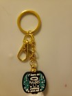 New Handmade I Have An Angel Watching Over Me Focal Bead Beaded Keychain — photo 3