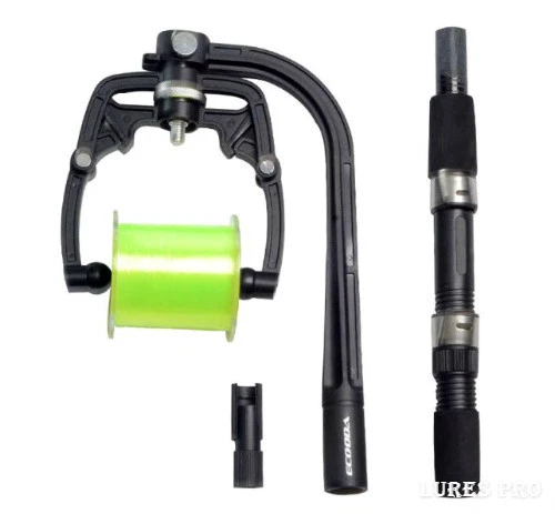 señuelos carrete de pesca profesional línea de herramientas carrete señuelo de pesca anzuelo de cebo Foto 3 de 4