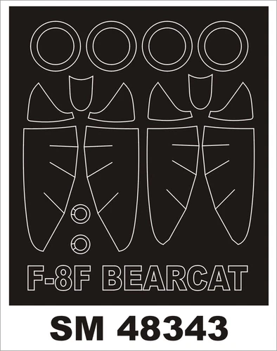 Montex SM48343 F8F Bearcat 1/48 mask