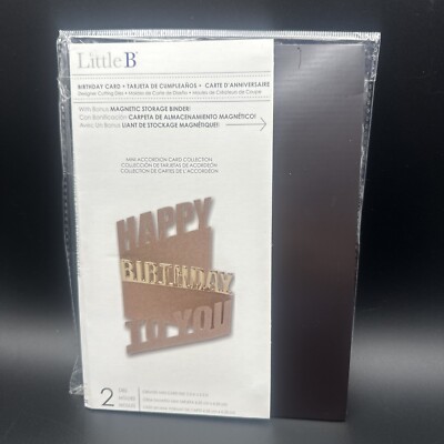 LITTLE B - HAPPY BIRTHDAY TO YOU - Birthday Card Die w/ Magnetic Storage Binder 849431006003| eBay LITTLE B - HAPPY BIRTHDAY TO YOU - Birthday Card Die w/ Magnetic Storage Binder 849431006003| eBay