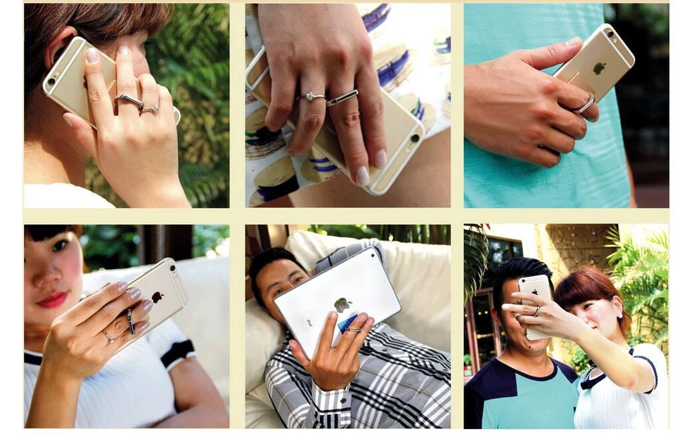 degree 360 Rotation Ring Stand Mount Holder Car Bracket For CELL phone gps A10 - Image 3 of 4