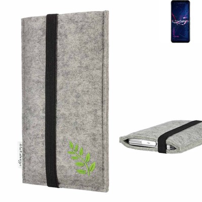 für Asus ROG Phone 6 Pro Handyhülle Blätter Schutz Tasche Filz