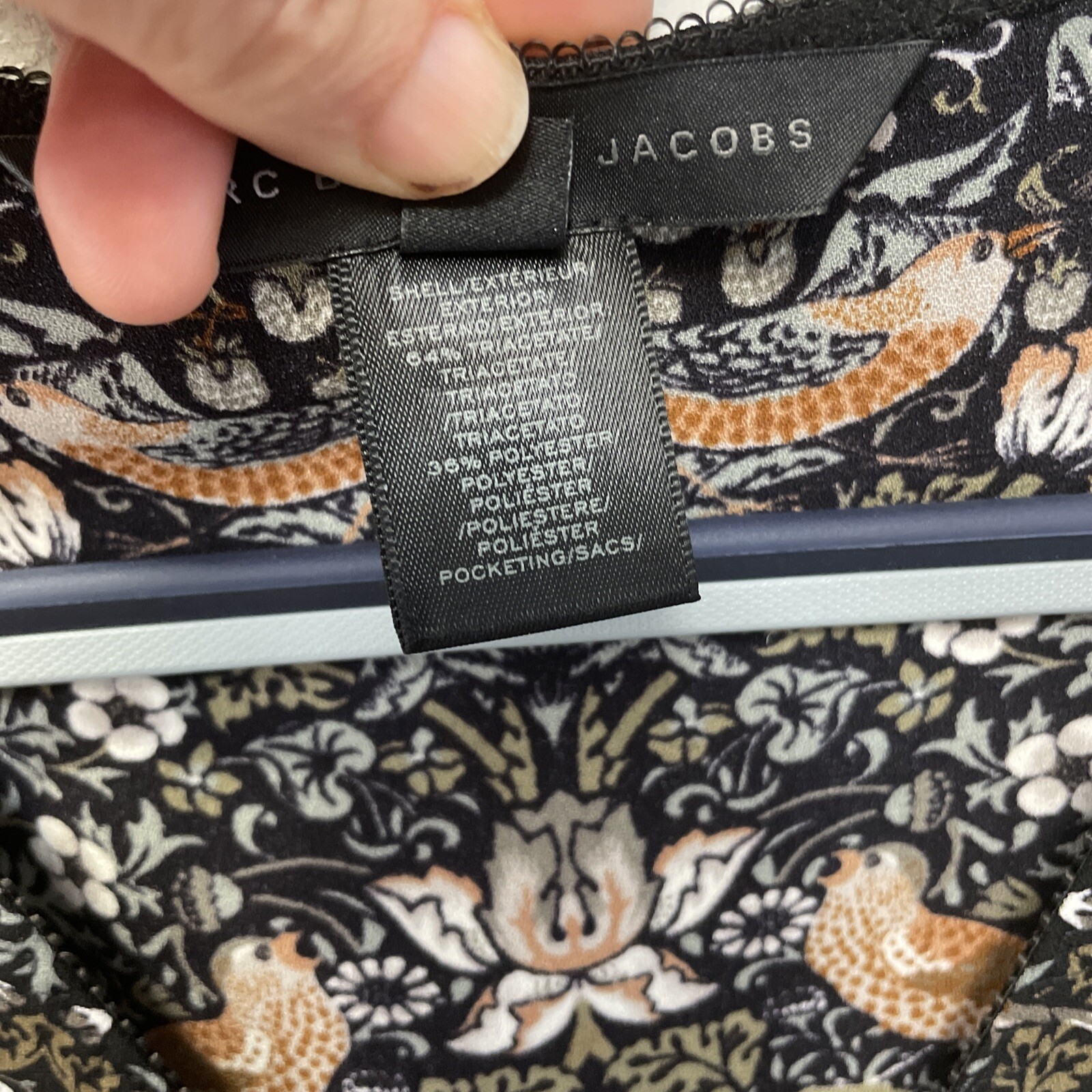177. Marc Jacobs William Morris Strawberry Thief bird dress S $398 image 6