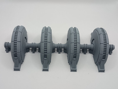 3D Printed Sci-Fi Shield Generator (28mm-32mm Scale) [PTO]