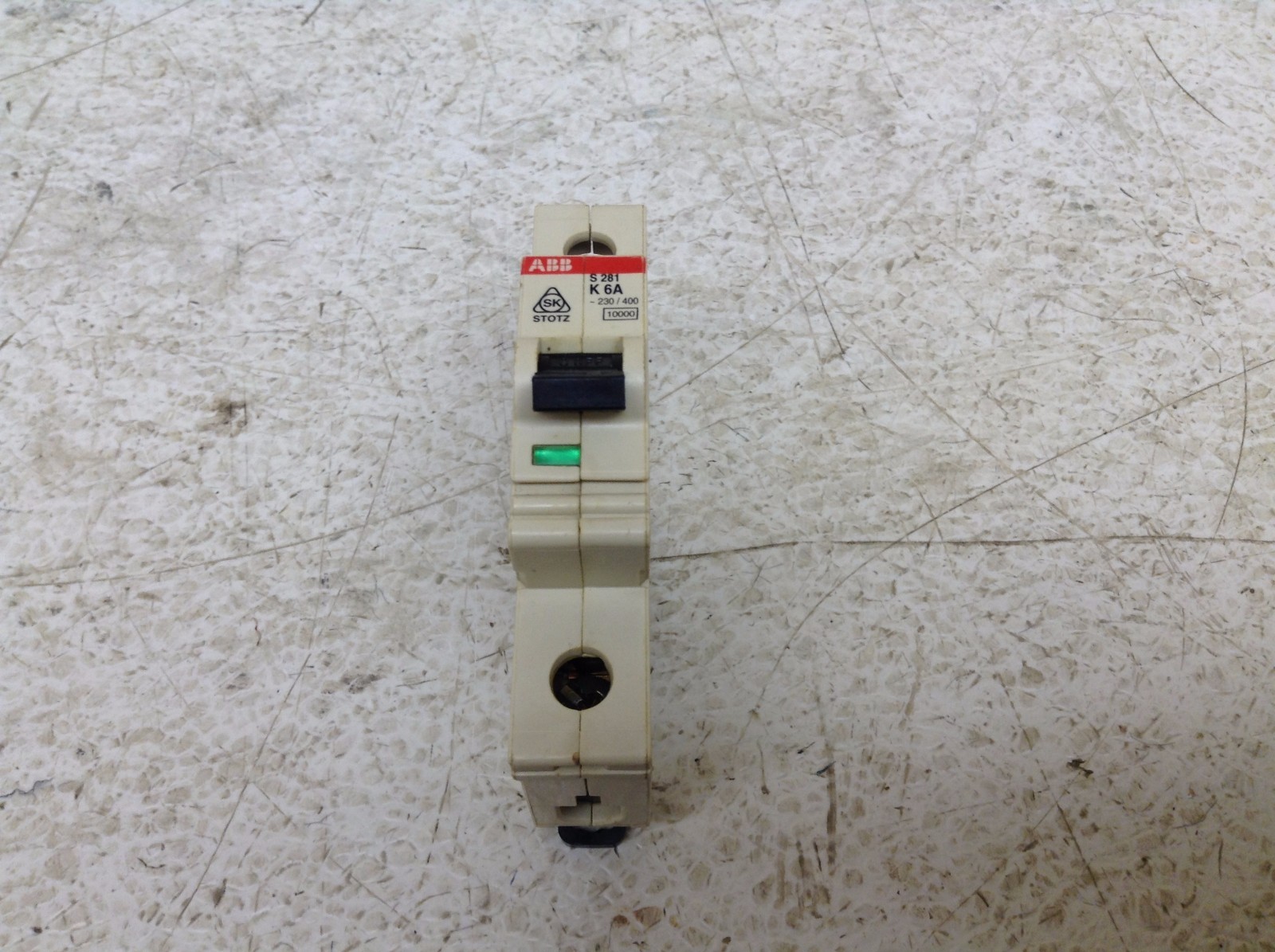 ABB S281 K6A 6 Amp 1 Pole 230/400 VAC Circuit Breaker S281K6A K 6 A K6 6A (TBI)
