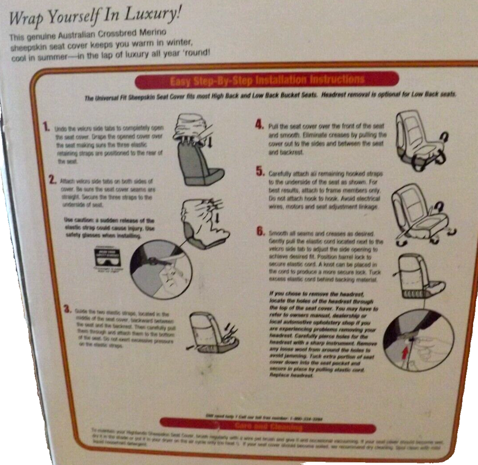 Highlands Australian Universal High/Low Back Bucket Seat Cover Sheepskin Gray eBay