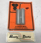 V Twin Harley Billet Fat Style Grip Set 28 0582