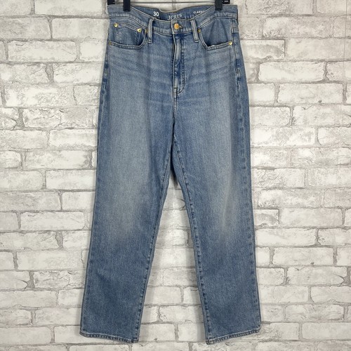 J.CREW NWD Women's Classic Tompkin Wash Straight Jean Jeans sz 30 BX972 - 第 1/6 張圖片